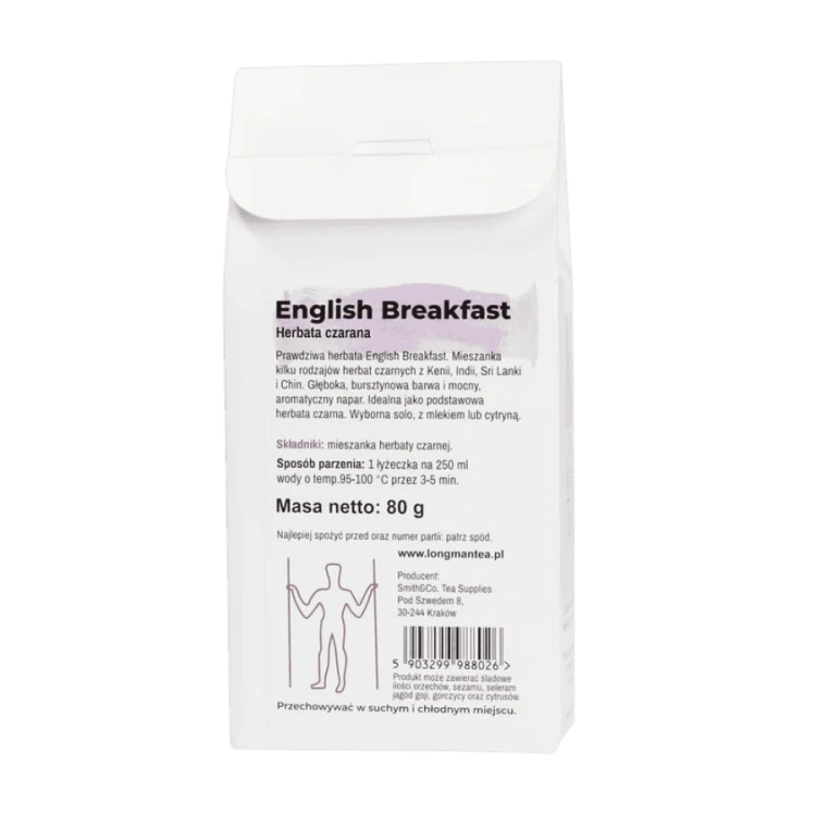 Long Man Tea English Breakfast Box 80g | CoffeeLove