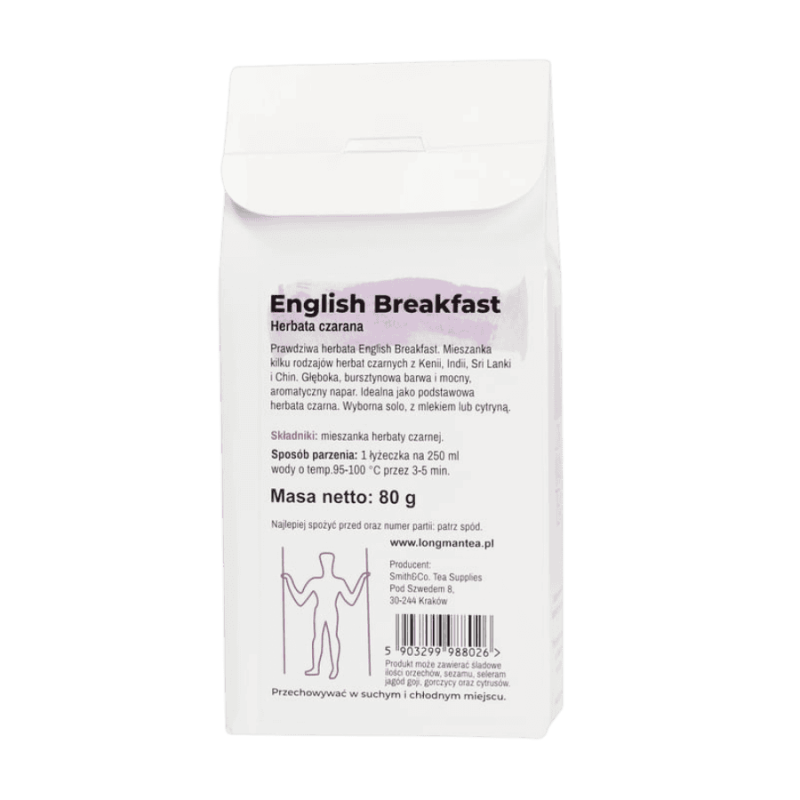 Long Man Tea English Breakfast Box 80g | CoffeeLove