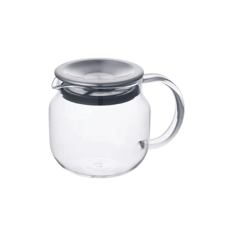 Kinto One Touch Teapot Stainless Steel Lid 450ml | CoffeeLove