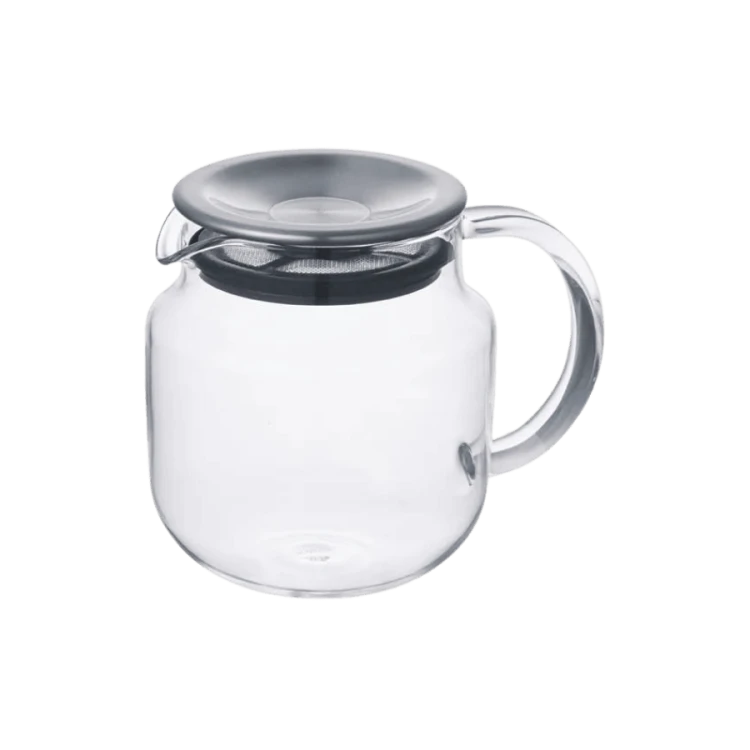 Kinto One Touch Teapot Stainless Steel Lid 620 ml | CoffeeLove