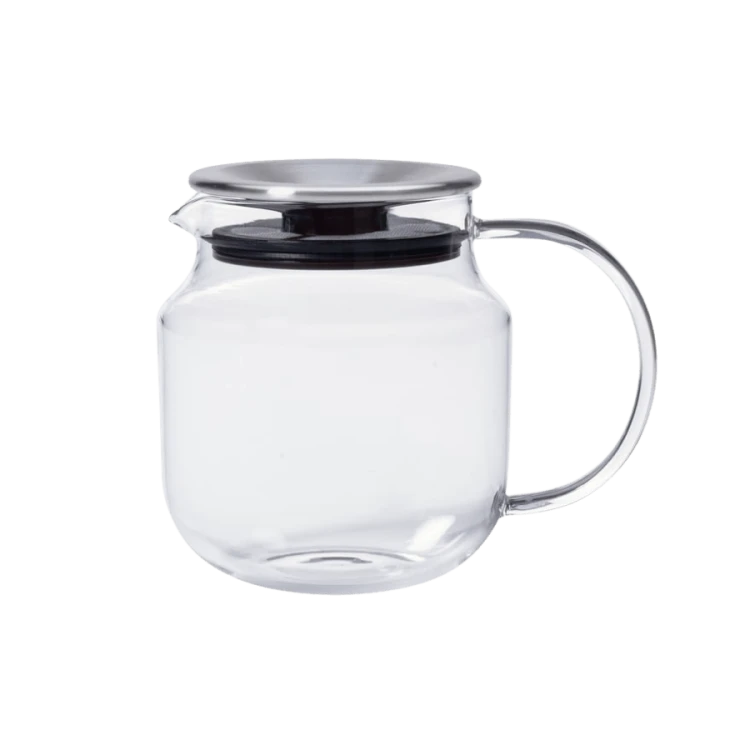 Kinto One Touch Teapot Stainless Steel Lid 620 ml | CoffeeLove