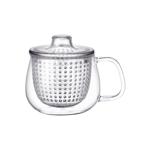 Kinto Unimug Clear S kubek z zaparzaczem do herbaty przezroczysty 350 ml