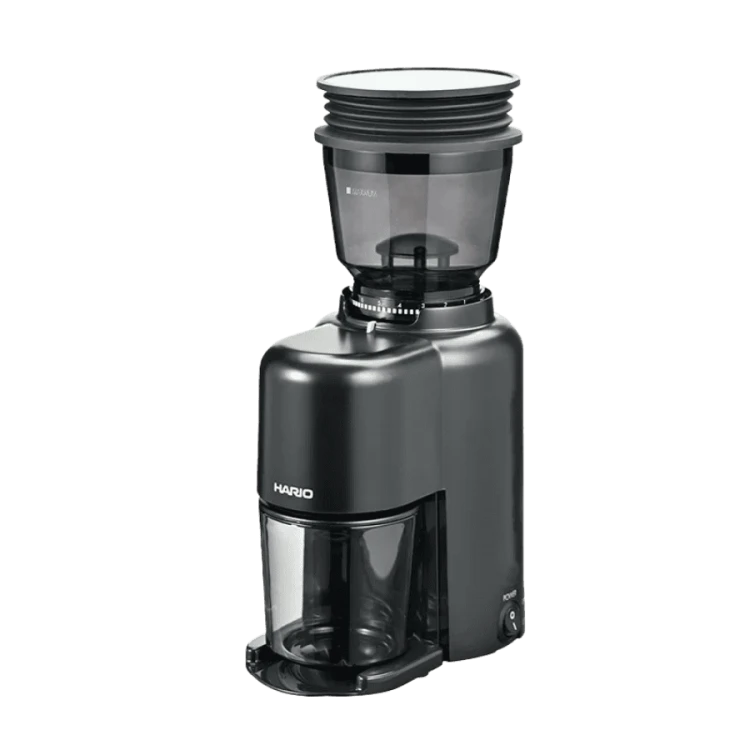 Hario Electric Coffee Grinder Compact N Black Młynek elektryczny | CoffeeLove