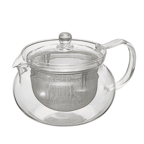 Hario ChaCha Kyusu Maru Teapot 700 ml dzbanek do zaparzania herbaty z filtrem