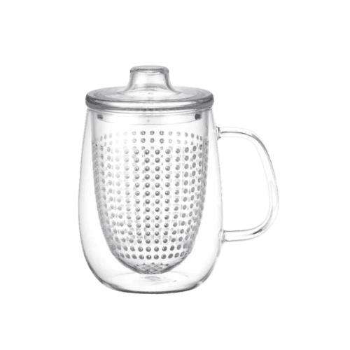 Kinto Unimug Clear L kubek z zaparzaczem do herbaty przezroczysty 550 ml