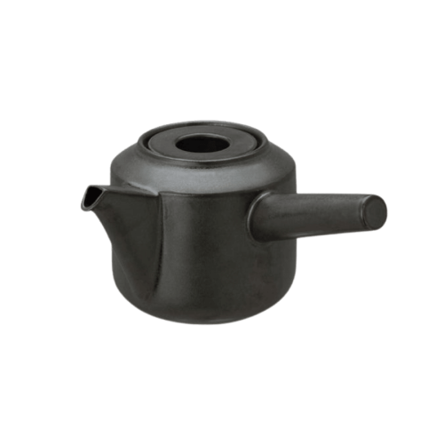 Kinto LT kyusu teapot 300ml black | CoffeeLove