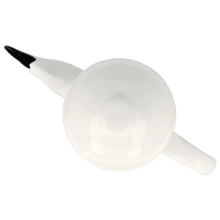Kalita Enamel Pot Kettle 1.0 l White | CoffeeLove