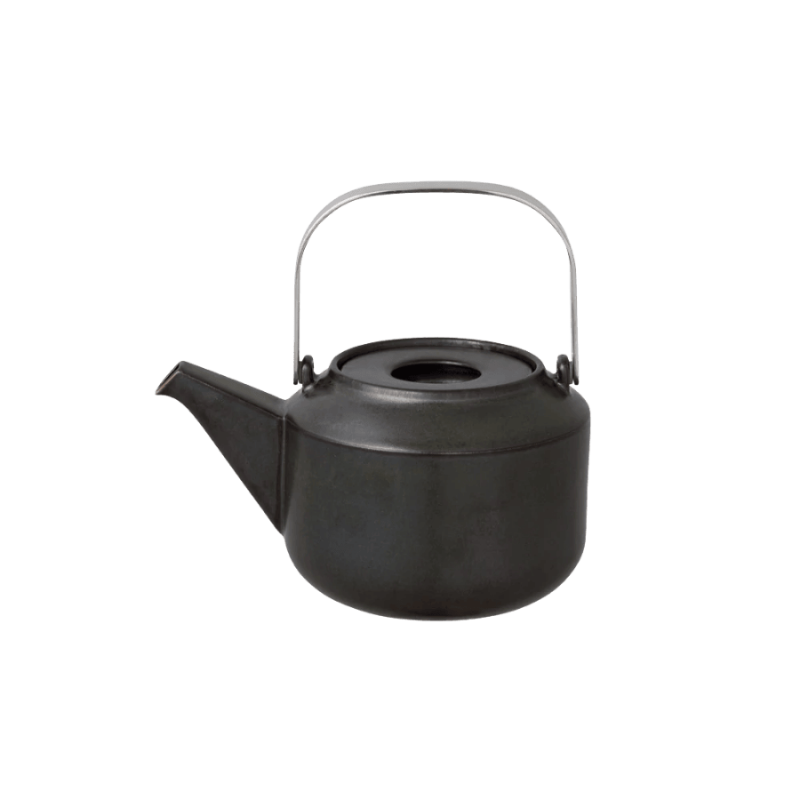 Kinto LT teapot 600ml black | CoffeeLove
