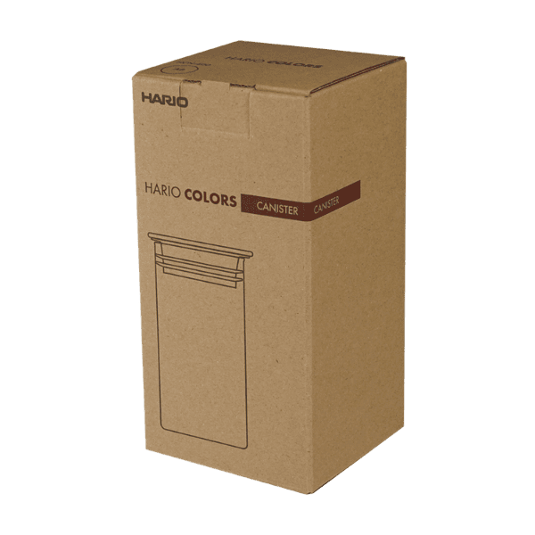 Hario Colors Canister szklany bursztynowy | CoffeeLove
