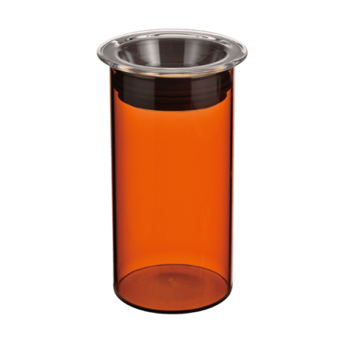 Hario Colors Canister szklany bursztynowy | CoffeeLove