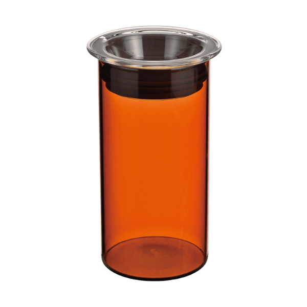 Hario Colors Canister szklany bursztynowy | CoffeeLove