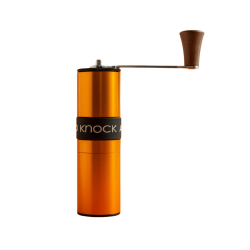 Knock Aergrind 2 Coffee Grinder żarnowy młynek do kawy pomarańczowy