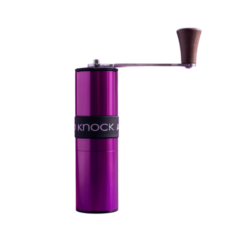 Knock Aergrind 2 Coffee Grinder żarnowy młynek do kawy fioletowy