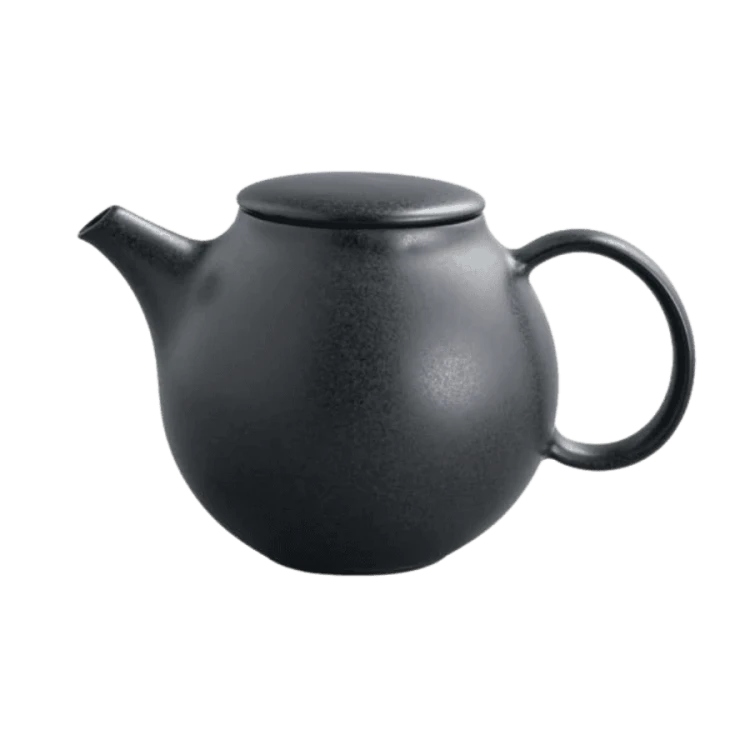 Kinto Pebble teapot czajniczek do herbaty 480ml czarny | CoffeeLove
