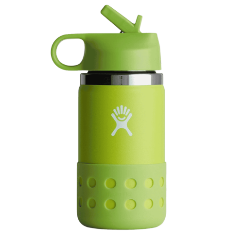 Hydro Flask 354 ml / 12 oz Kids Wide Mouth Straw Lid Firefly Butelka termiczna z ustnikiem słomka  zielona