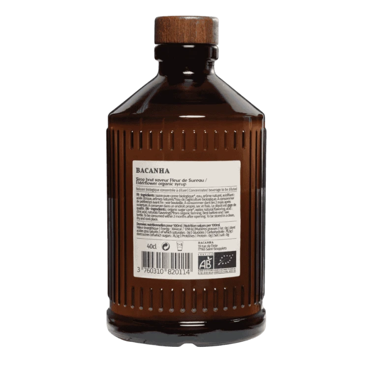 Bacanha syrop o smaku kwiatu czarnego bzu | CoffeeLove