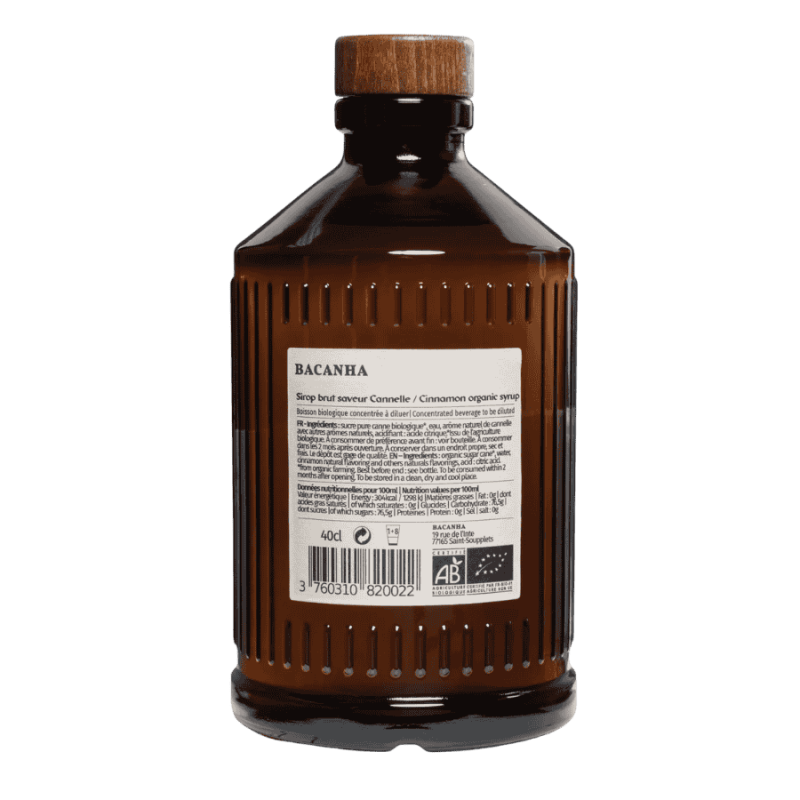 Bacanha syrop o smaku cynamonowym 400 ml | CoffeeLove