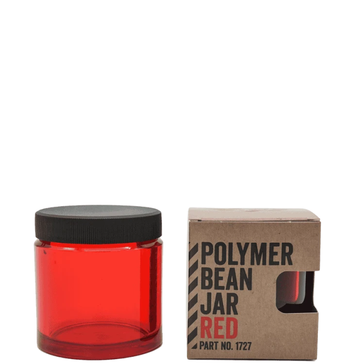 Comandante Polymer-Glass Bean Jar 40g czerwony | CoffeeLove