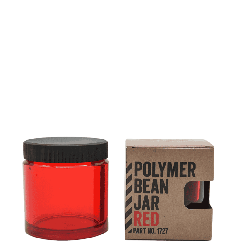 Comandante Polymer-Glass Bean Jar 40g czerwony | CoffeeLove