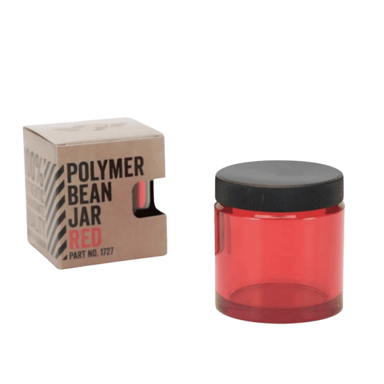 Comandante Polymer-Glass Bean Jar 40g czerwony | CoffeeLove