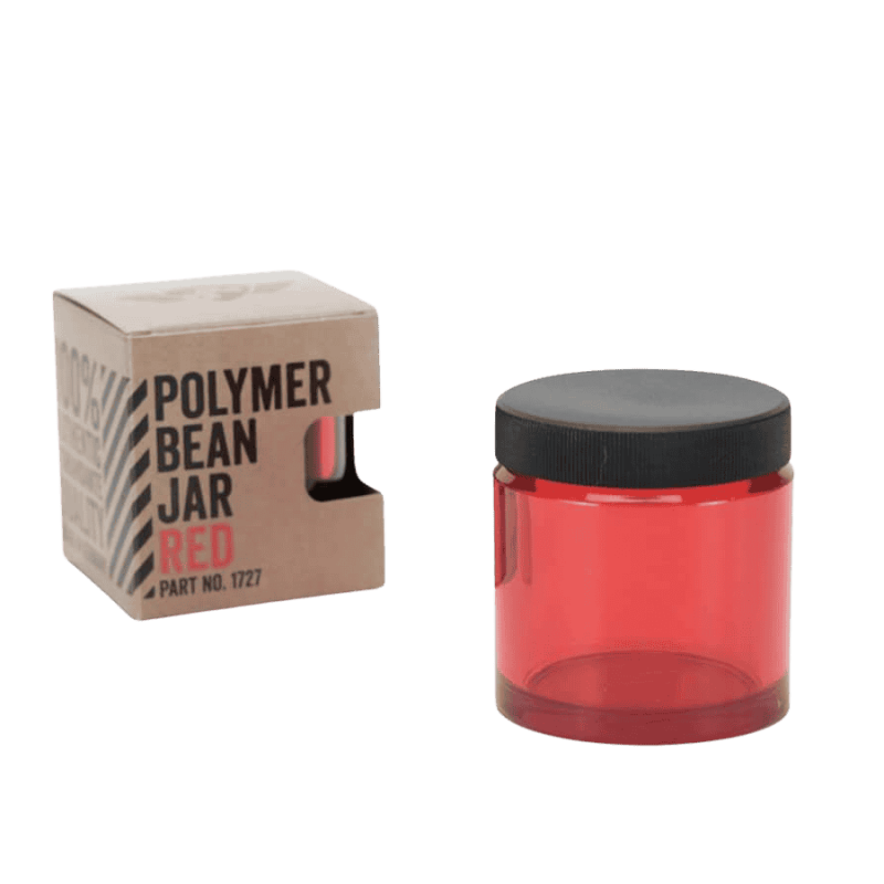 Comandante Polymer-Glass Bean Jar 40g czerwony | CoffeeLove