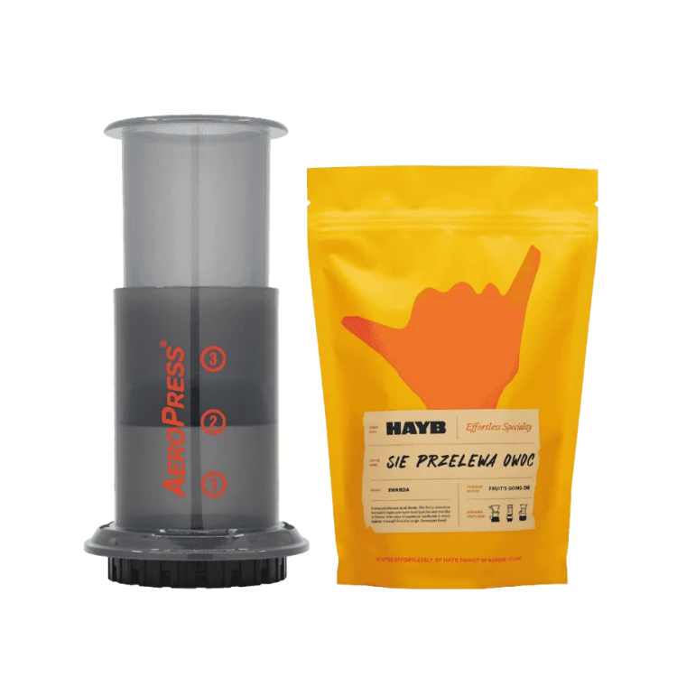 AeroPress Go + HAYB Owoc 250 g | CoffeeLove
