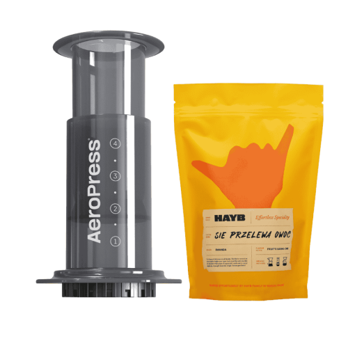 AeroPress + HAYB Się Przelewa Owoc filtr 250 g kawa ziarnista | CoffeeLove
