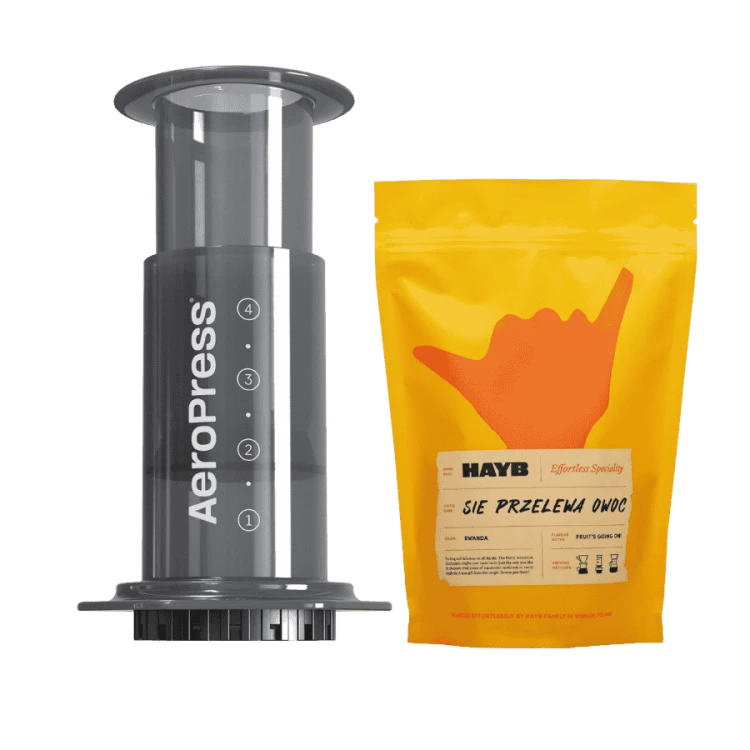AeroPress + HAYB Się Przelewa Owoc filtr 250 g kawa ziarnista | CoffeeLove