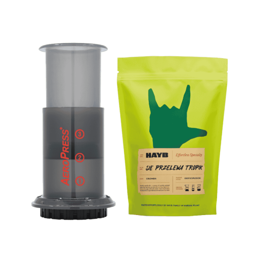 AeroPress Go + HAYB Tropik 250 g | CoffeeLove