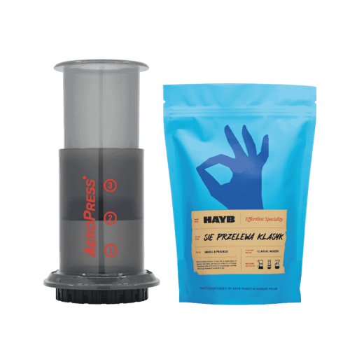 AeroPress Go + HAYB Klasyk 250 g | CoffeeLove