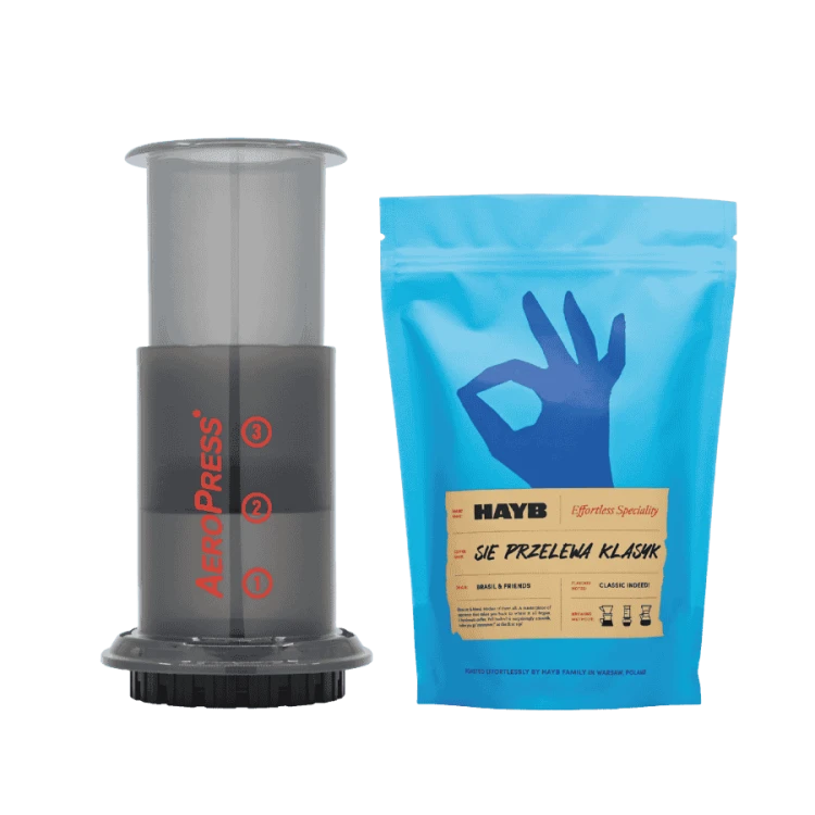 AeroPress Go + HAYB Klasyk 250 g | CoffeeLove