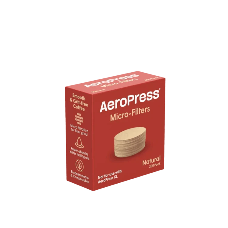 AeroPress Filtry papierowe brązowe 200 sztuk | CoffeeLove