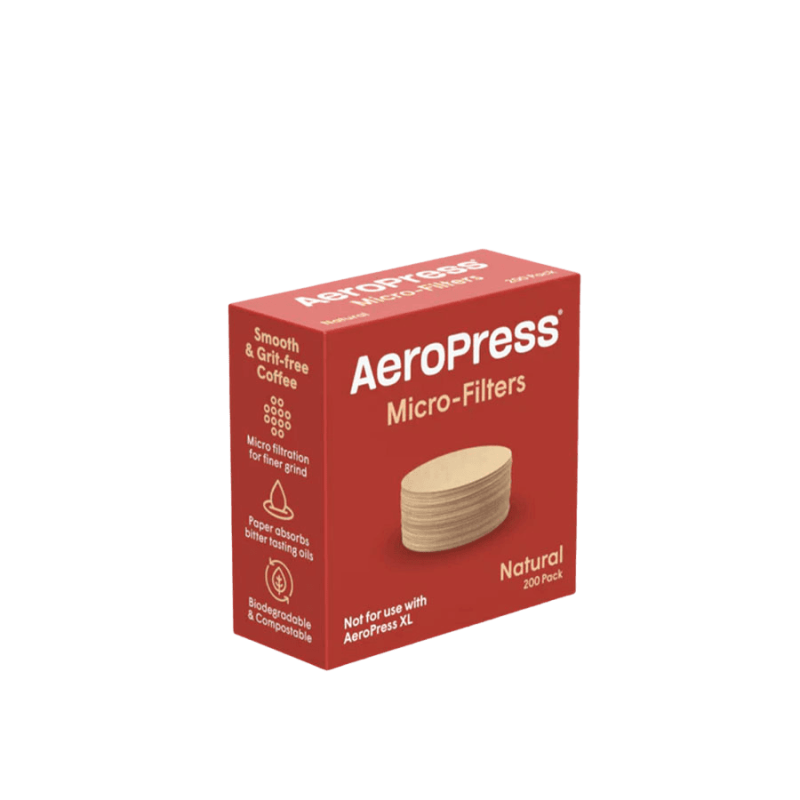 AeroPress Filtry papierowe brązowe 200 sztuk | CoffeeLove