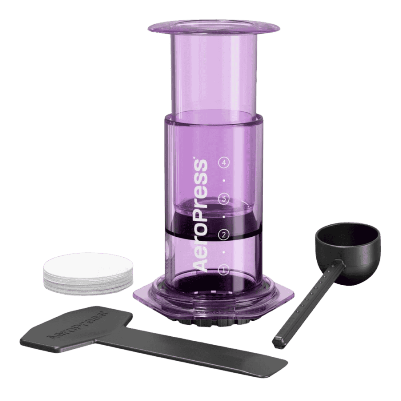 AeroPress Clear Purple Coffee Maker | CoffeeLove