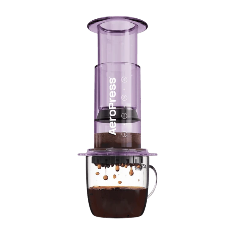 AeroPress Clear Purple Coffee Maker | CoffeeLove