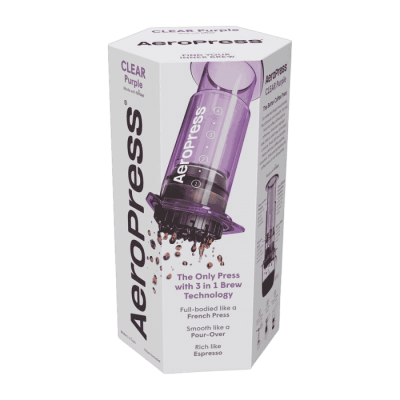 AeroPress Clear Purple Coffee Maker | CoffeeLove