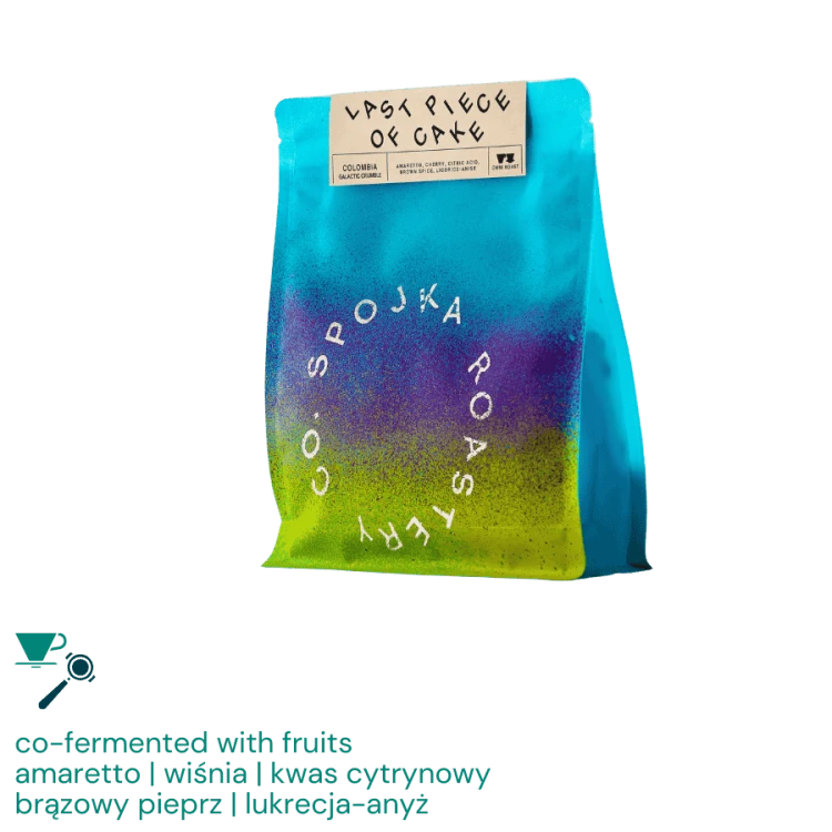 Spojka Kolumbia Last Piece Of Cake omniroast 200 g | CoffeeLove