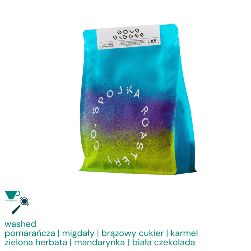 Spojka Kolumbia Gold Digger omniroast 200 g | CoffeeLove