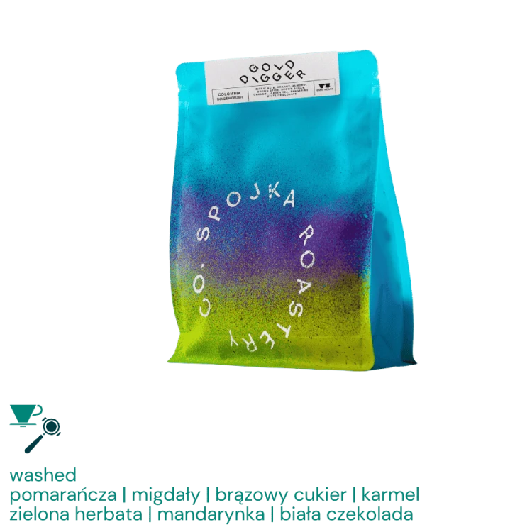 Spojka Kolumbia Gold Digger omniroast 200 g | CoffeeLove