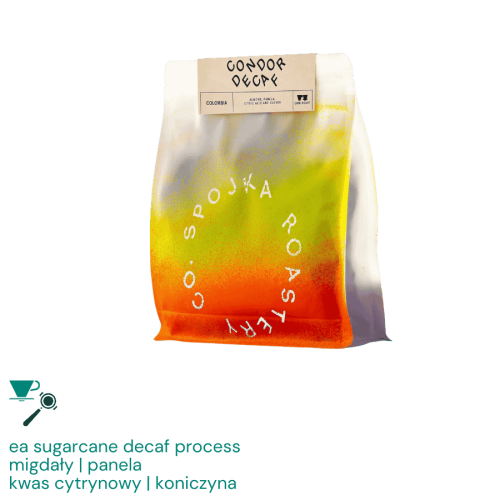 Spojka Kolumbia Condor Decaf omniroast 200 g | CoffeeLove