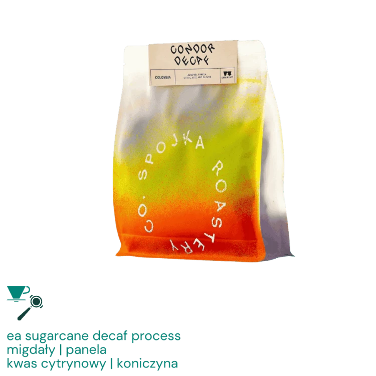 Spojka Kolumbia Condor Decaf omniroast 200 g | CoffeeLove