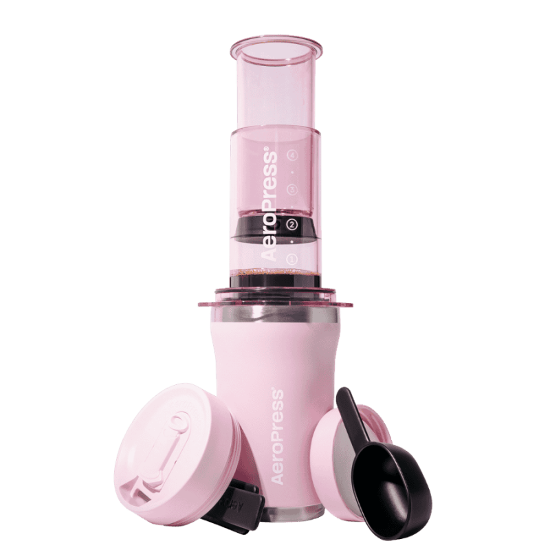 AeroPress Go Plus różowy | CoffeeLove