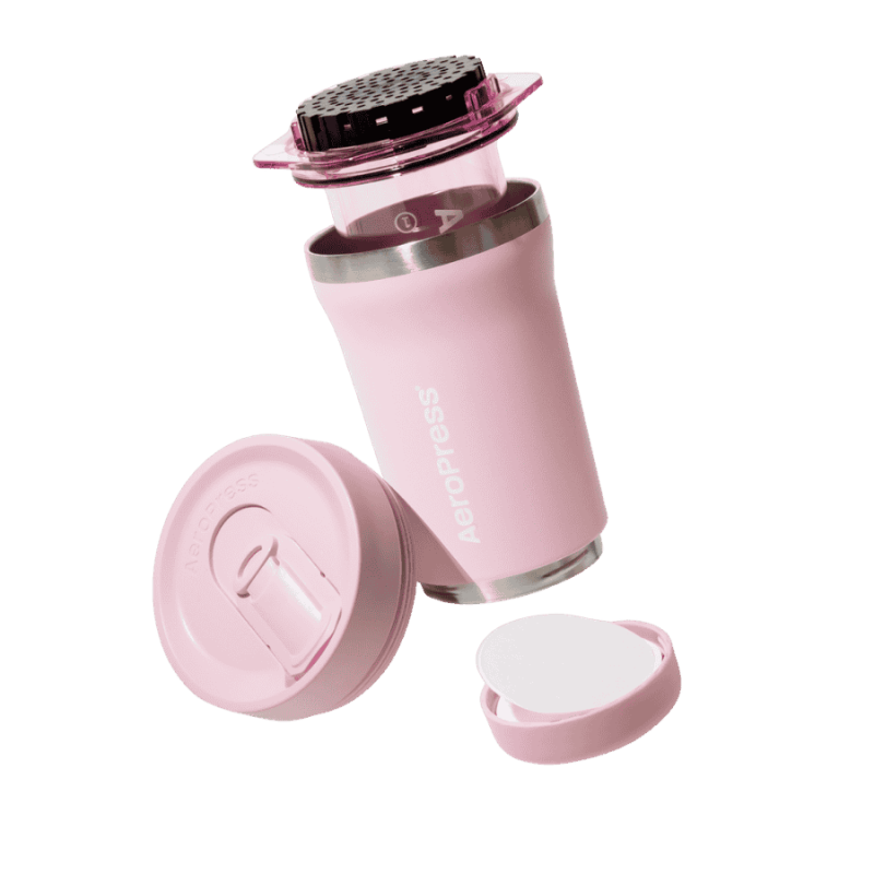 AeroPress Go Plus różowy | CoffeeLove