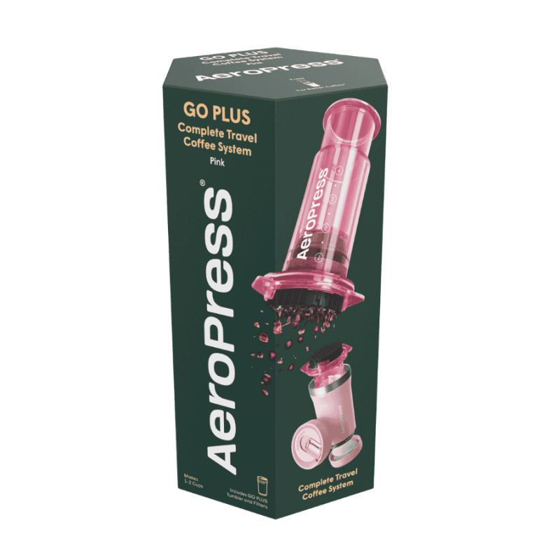 AeroPress Go Plus różowy | CoffeeLove