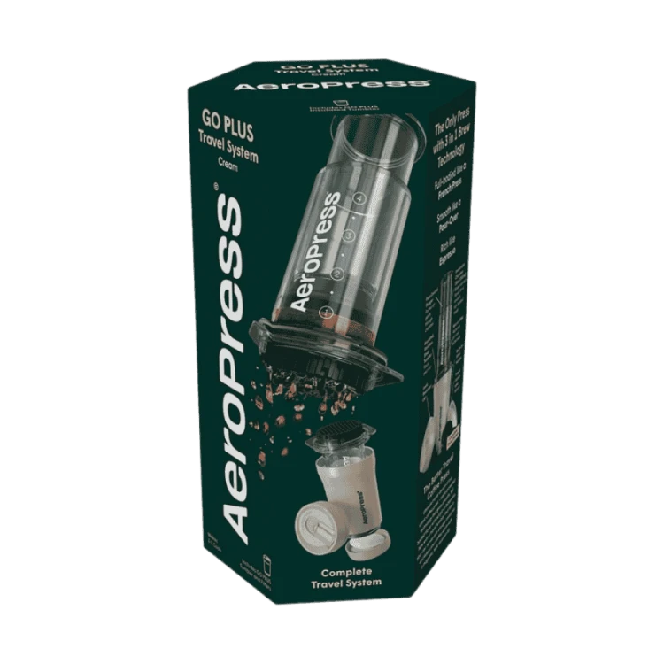 AeroPress Go Plus kremowy | CoffeeLove