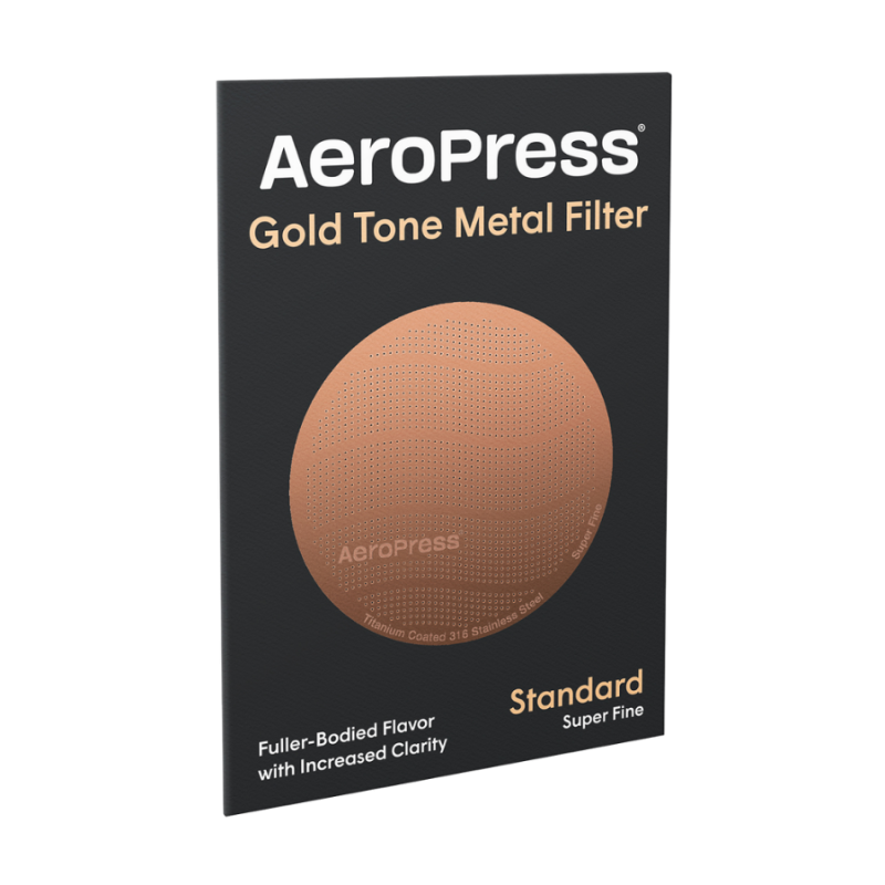 AeroPress Reusable Filter złoty | CoffeeLove