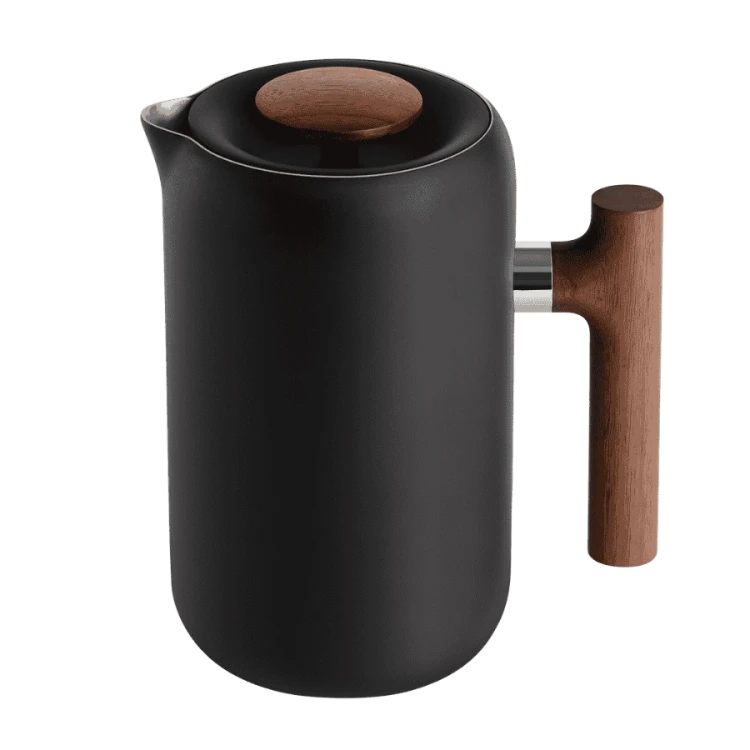Fellow Clara French Press Czarny mat orzech | CoffeeLove