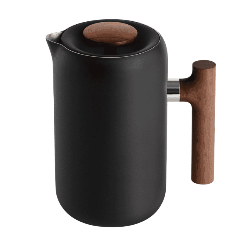 Fellow Clara French Press Czarny mat orzech | CoffeeLove