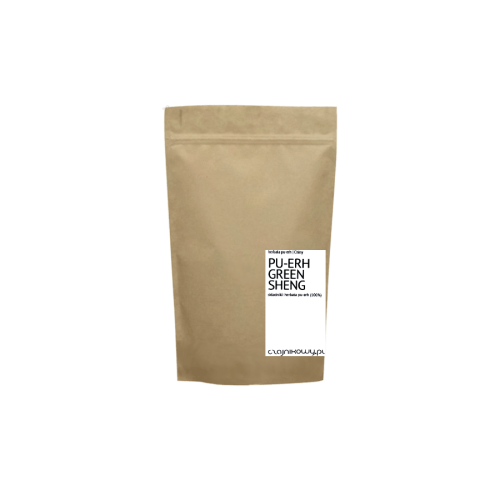 Herbata czerwona pu-erh zielony green Sheng 50g