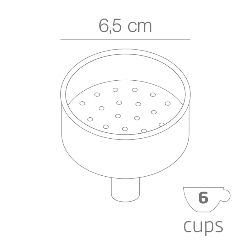 Forever Lejek do kawiarek stalowych 6TZ | CoffeeLove